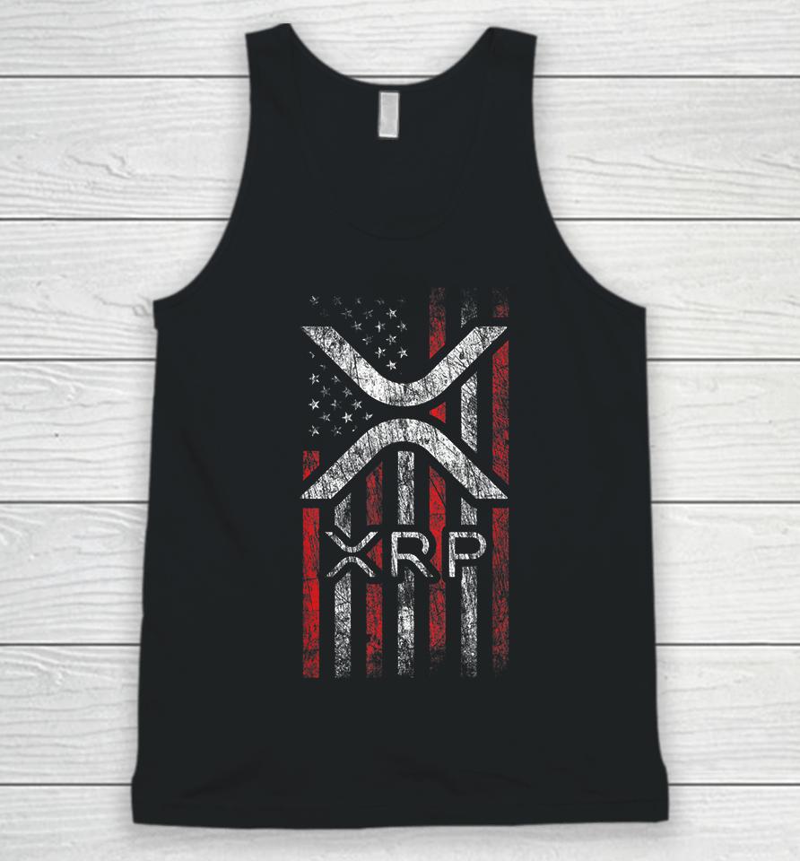 American Flag Xrp Cryptocurrency Unisex Tank Top
