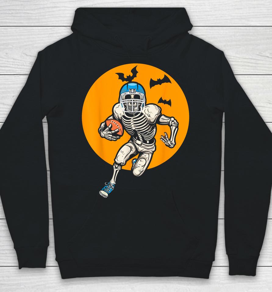 American Football Skeleton Halloween Hoodie