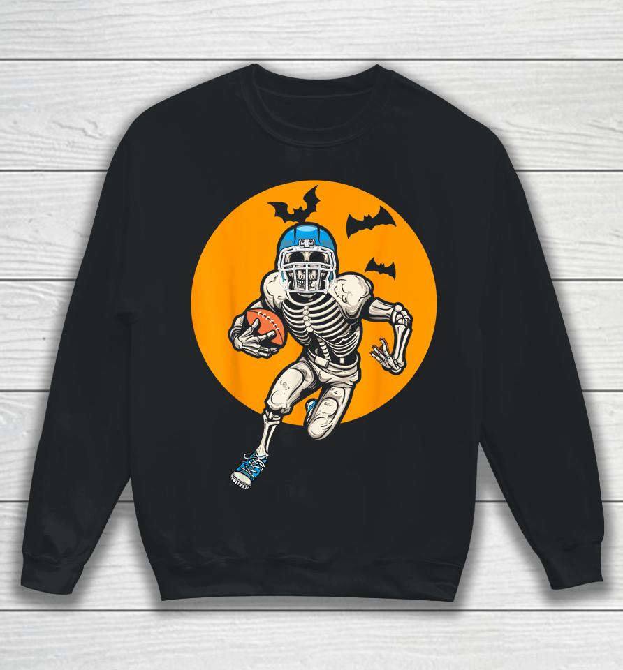 American Football Skeleton Halloween Sweatshirt