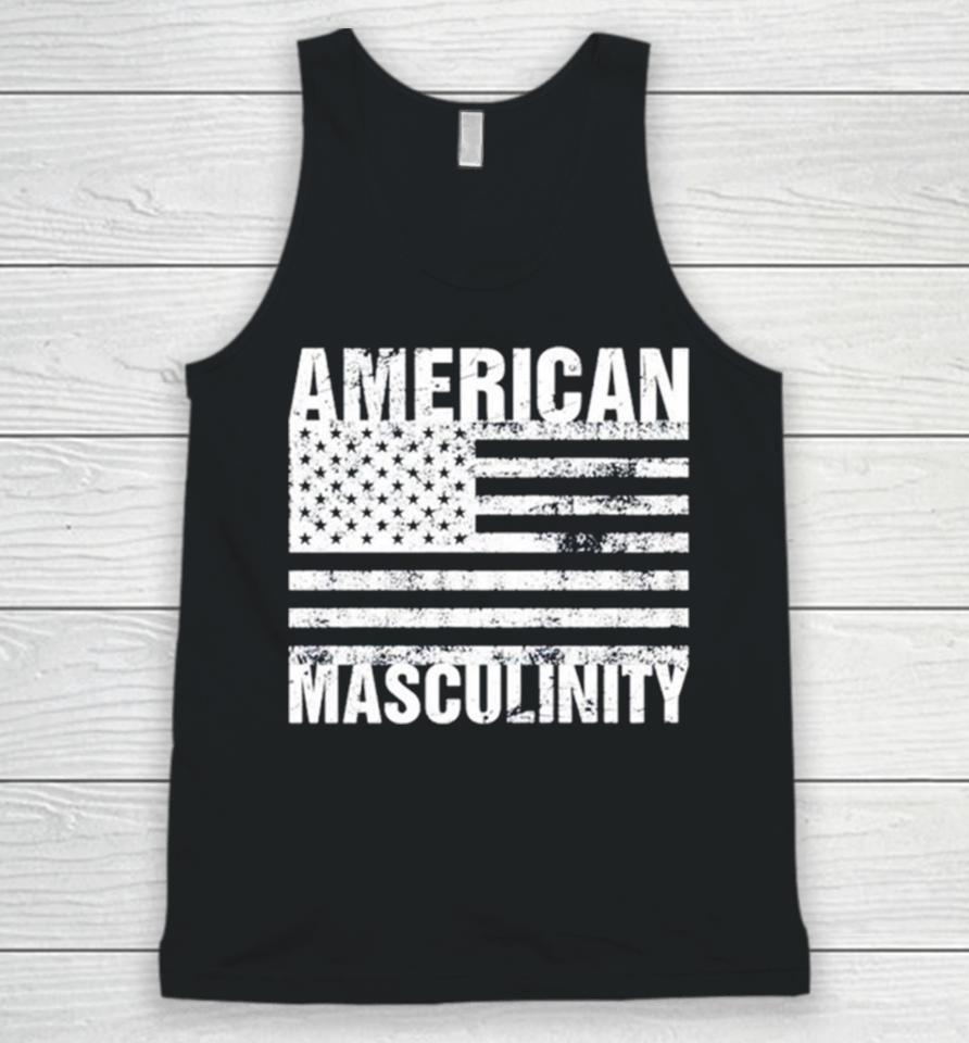 American Masculinity Usa Flag Unisex Tank Top
