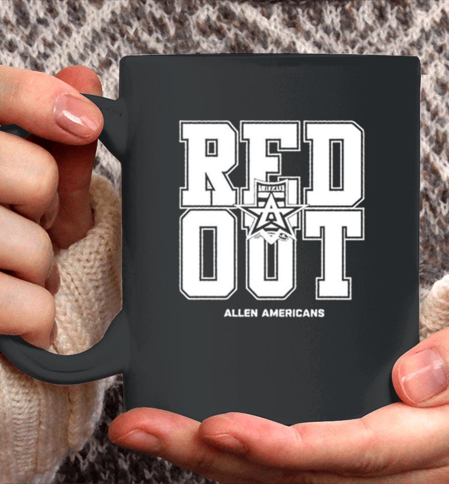 Americans Professional Hockey Red Out Coffee Mug
