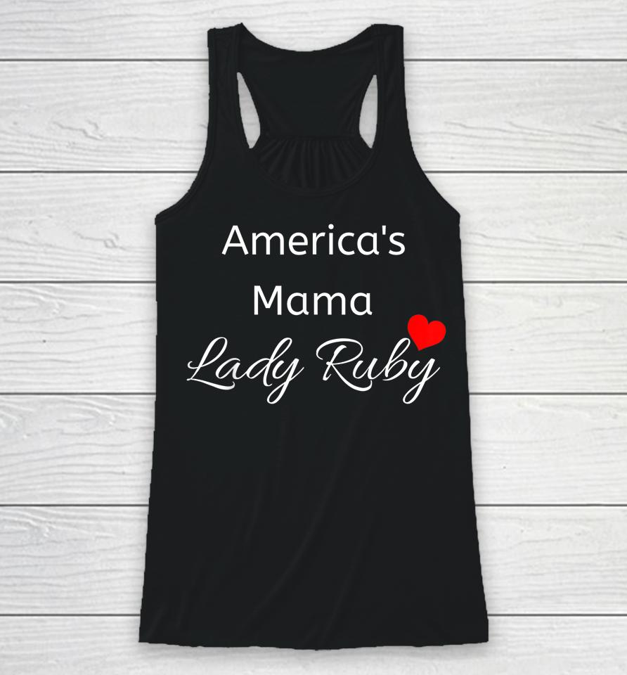 America's Mama Lady Ruby Racerback Tank