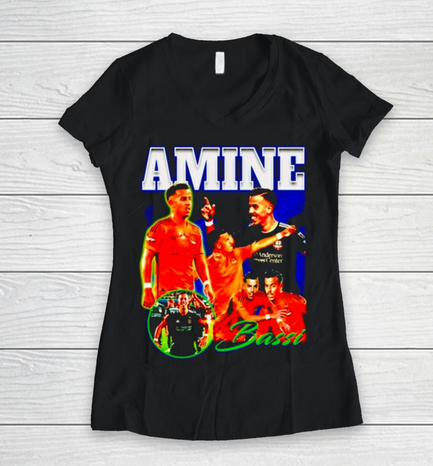 Amine Bassi Bootleg Women V-Neck T-Shirt