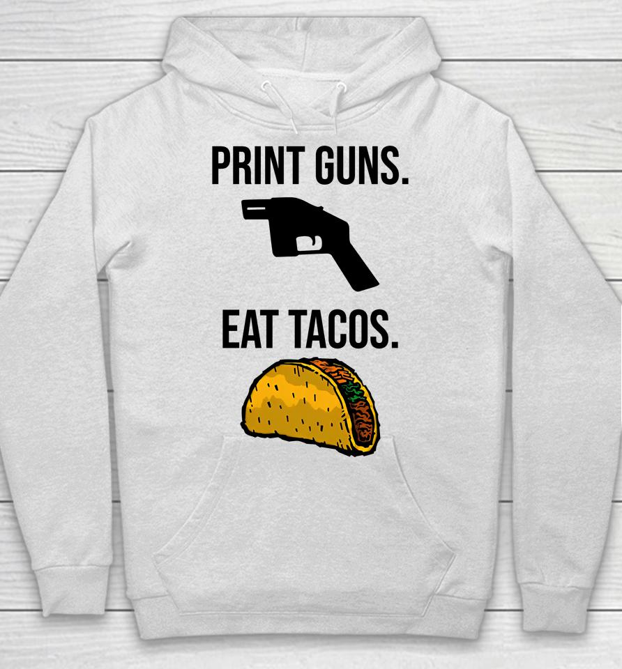Among The Wildflowers Print Guns Eat Tacos Hoodie