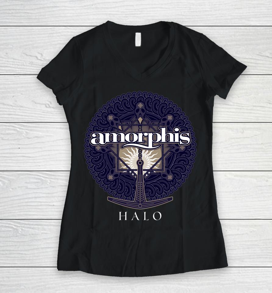 Amorphis Halo Women V-Neck T-Shirt