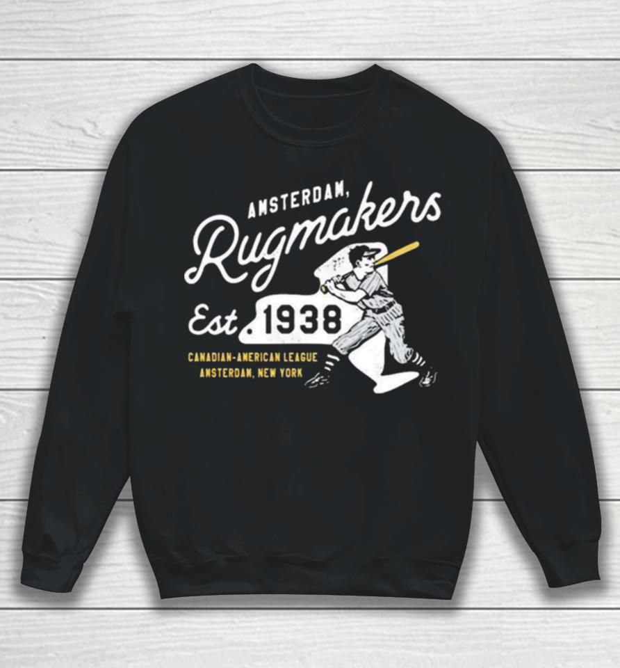 Amsterdam Rugmakers New York Vintage Defunct Baseball Teams Sweatshirt