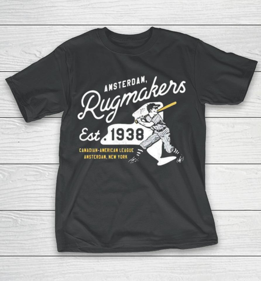 Amsterdam Rugmakers New York Vintage Defunct Baseball Teams T-Shirt