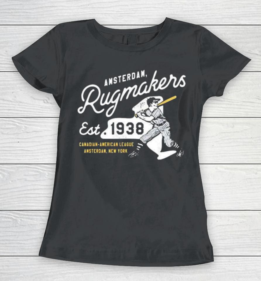 Amsterdam Rugmakers New York Vintage Defunct Baseball Teams Women T-Shirt