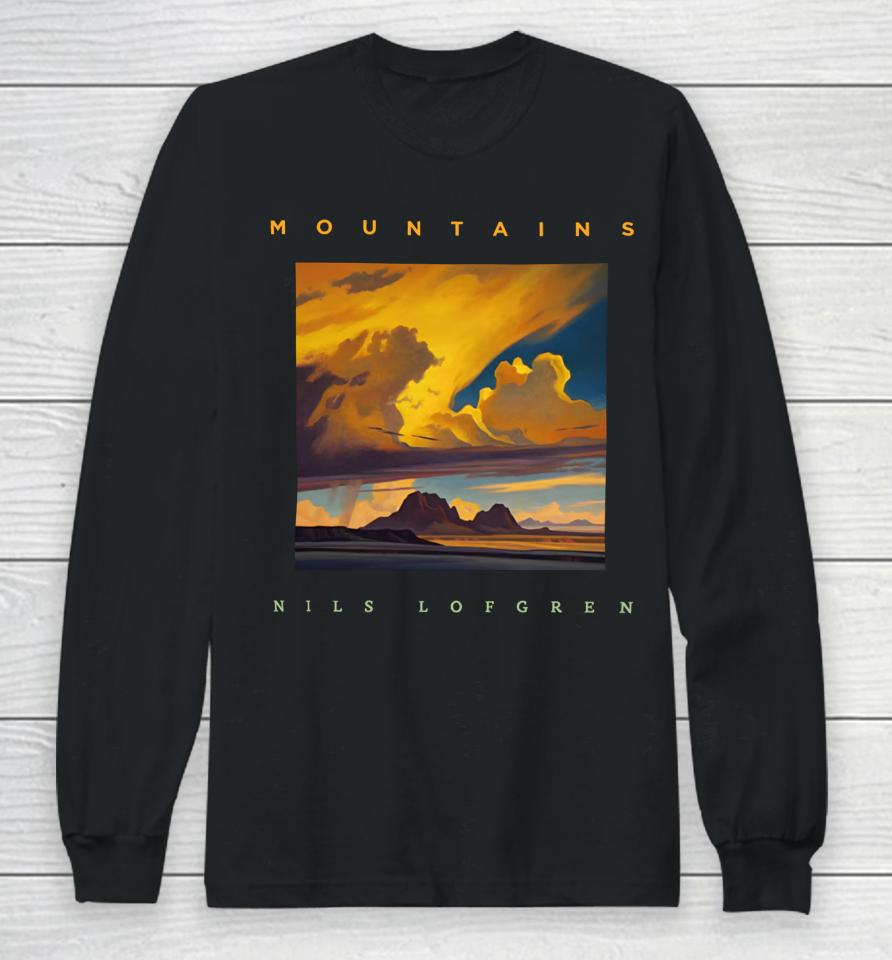 Amy Aiello Lofgren Nils Lofgren Mountains Long Sleeve T-Shirt