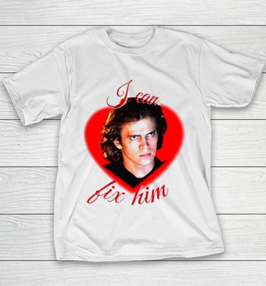Anakin Skywalker I Can Fix Him Heart Youth T-Shirt