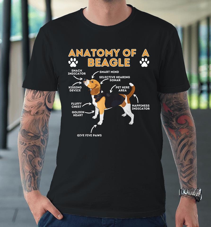 Anatomy Of A Beagle Premium T-Shirt