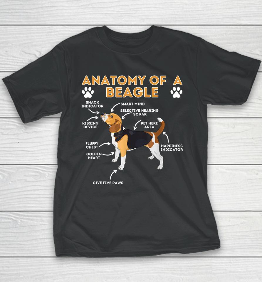 Anatomy Of A Beagle Youth T-Shirt