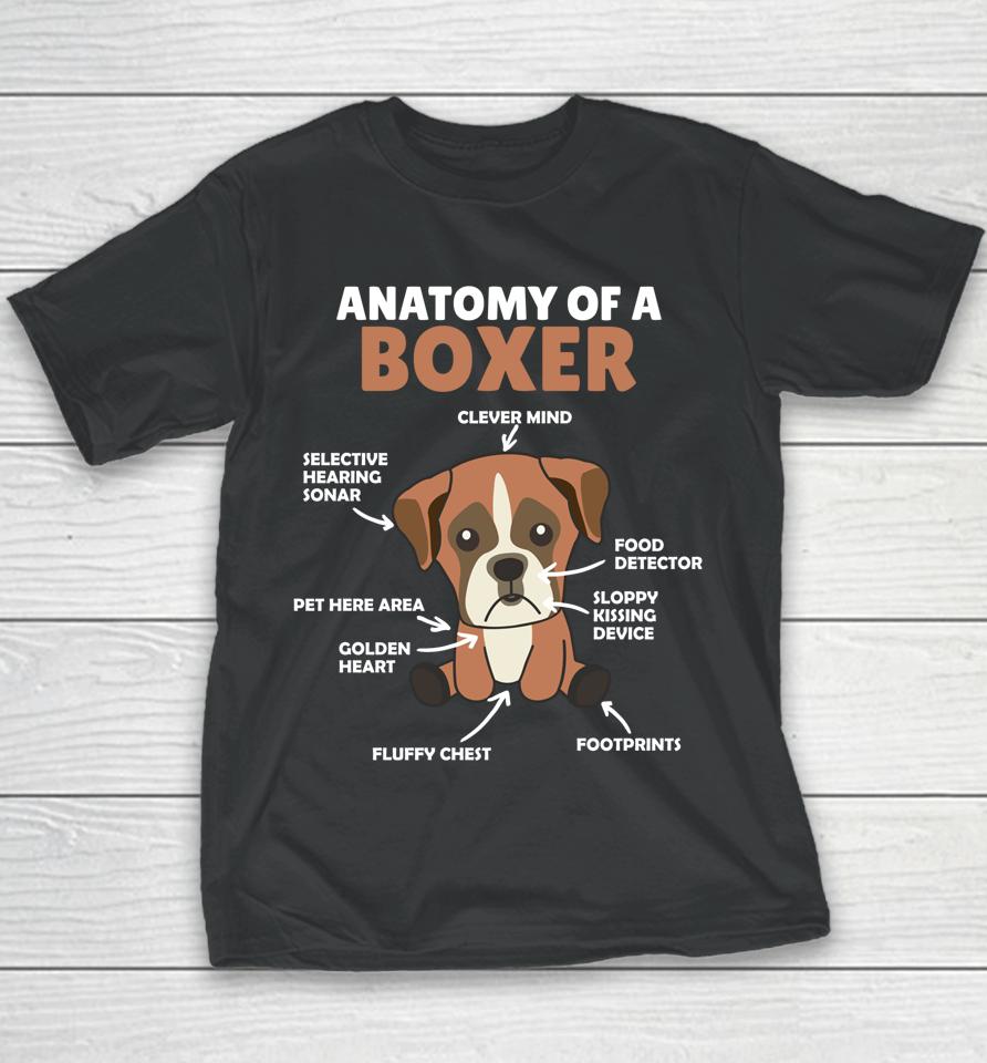 Anatomy Of A Boxer Youth T-Shirt