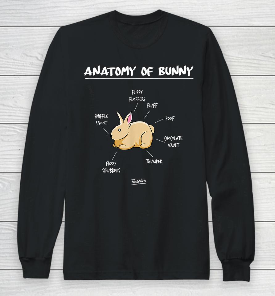 Anatomy Of A Bunny Long Sleeve T-Shirt