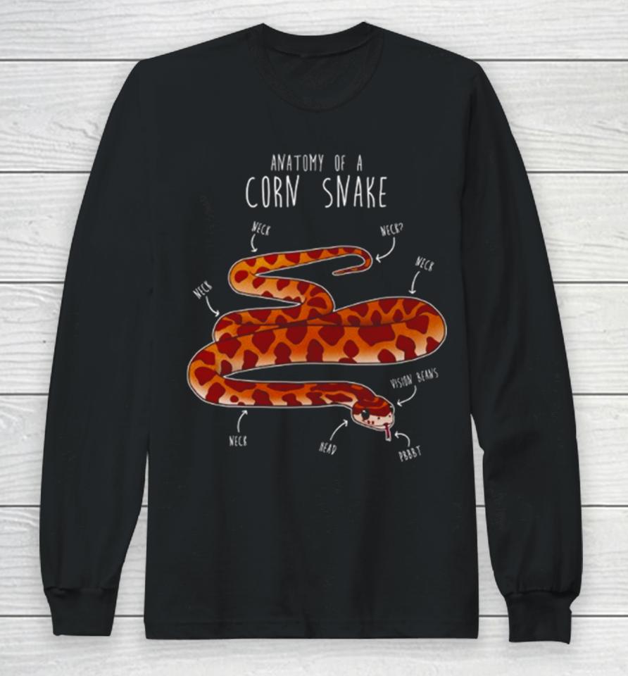 Anatomy Of A Corn Snake Long Sleeve T-Shirt