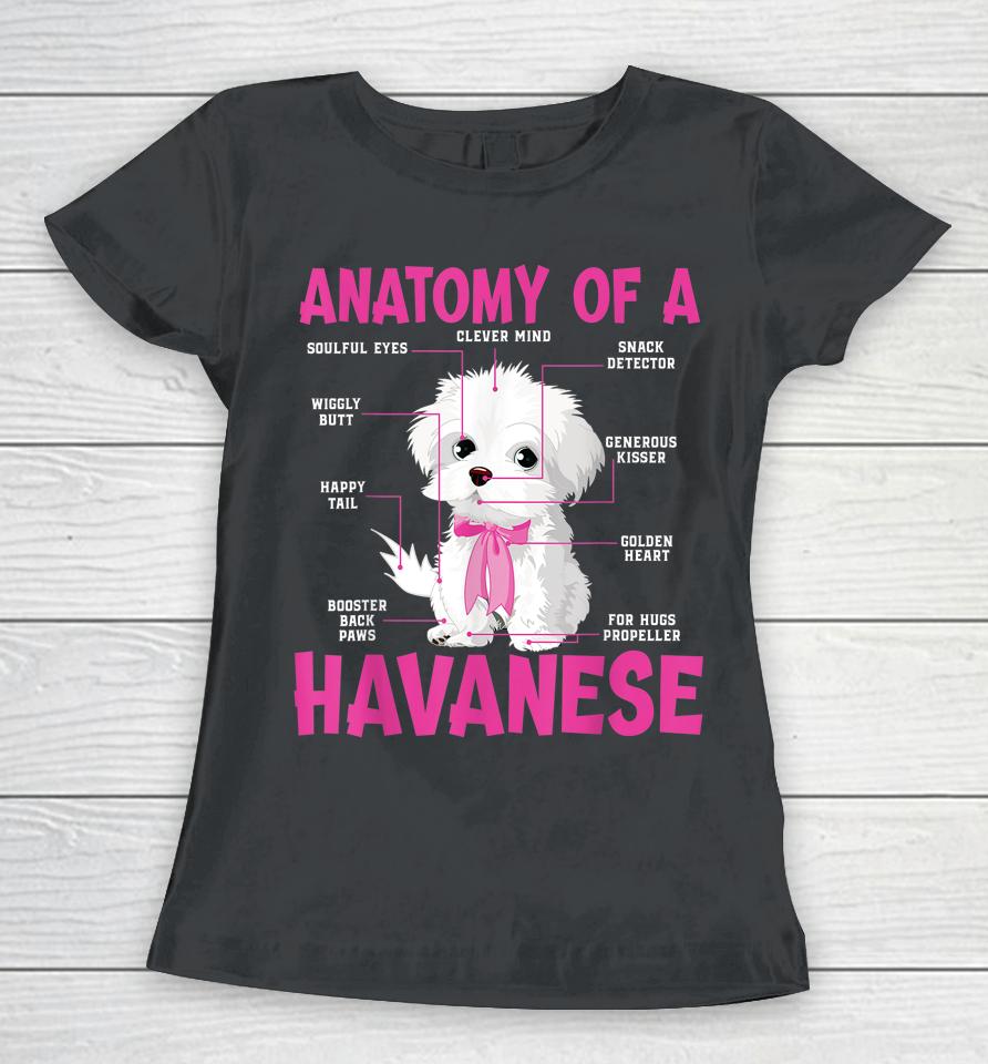 Anatomy Of A Havanese Women T-Shirt