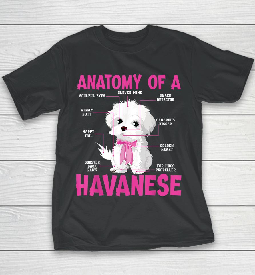 Anatomy Of A Havanese Youth T-Shirt