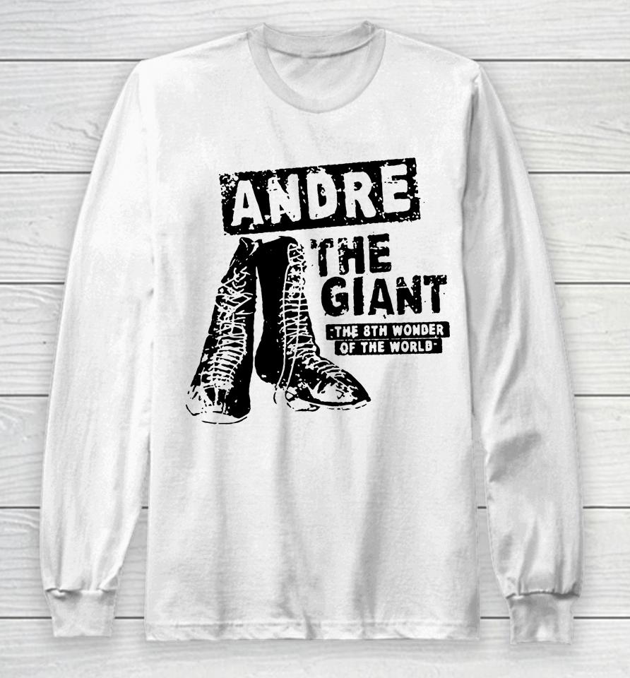 Andre The Giant 8Th Wonder Of The World Long Sleeve T-Shirt