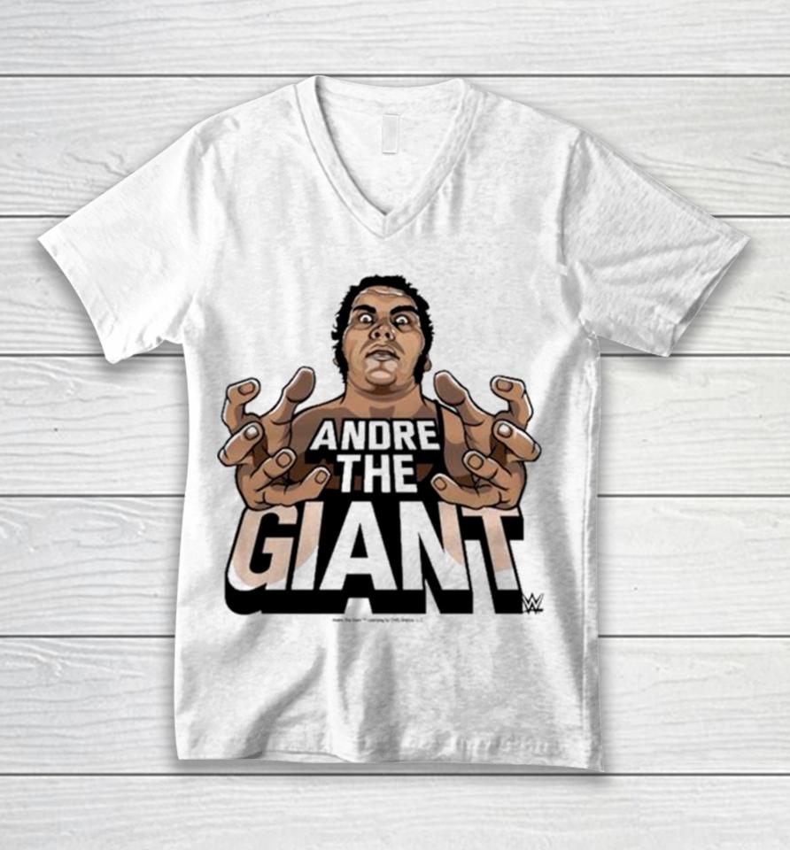 Andre The Giant Hands Unisex V-Neck T-Shirt