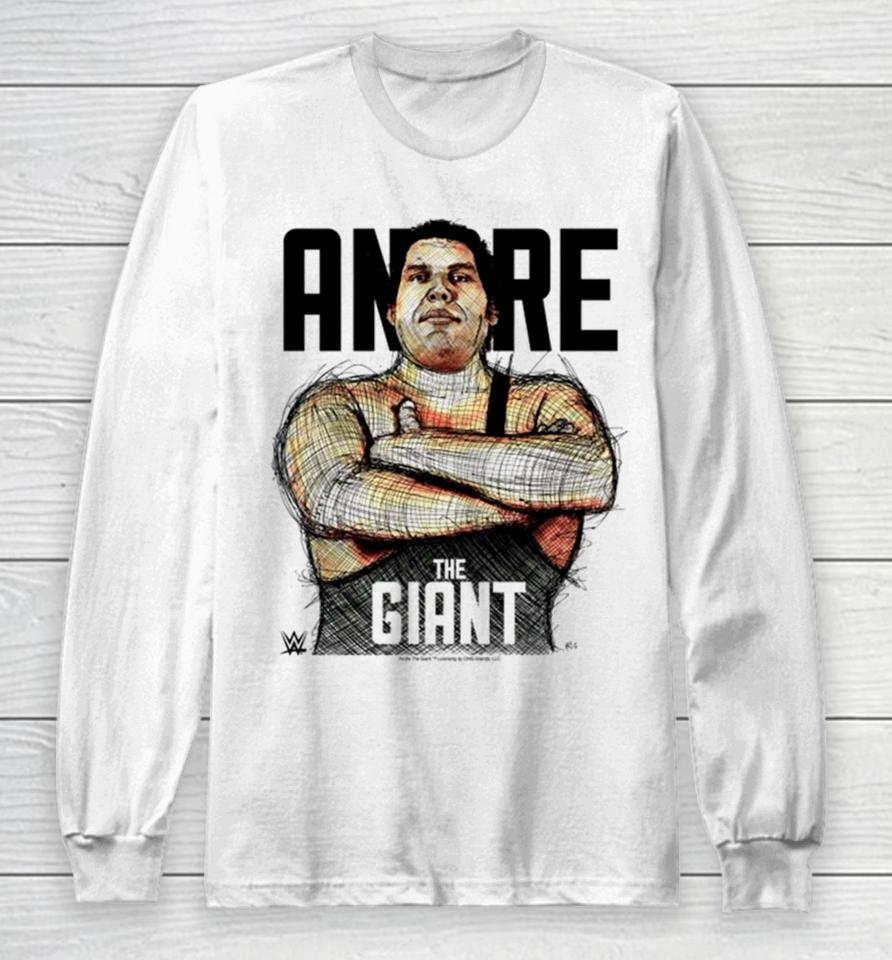 Andre The Giant Sketch Long Sleeve T-Shirt