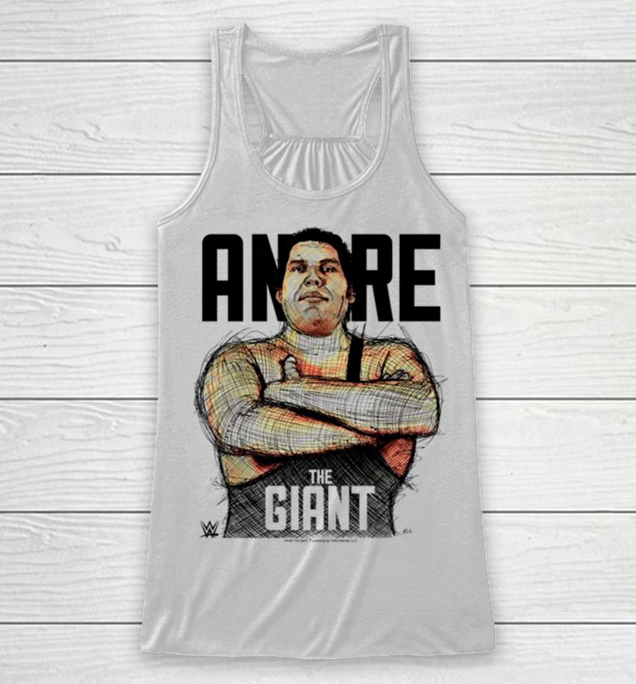 Andre The Giant Sketch Racerback Tank