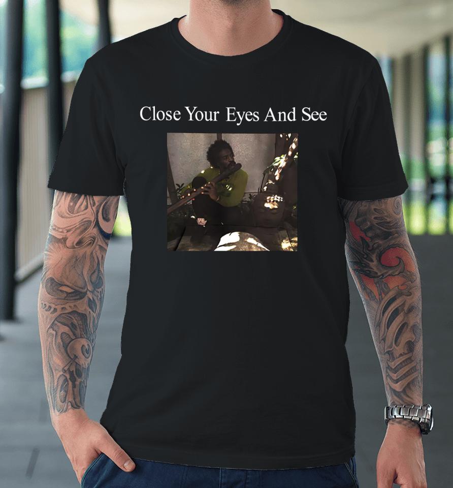 Andre3000 Merch Close Your Eyes And See Premium T-Shirt