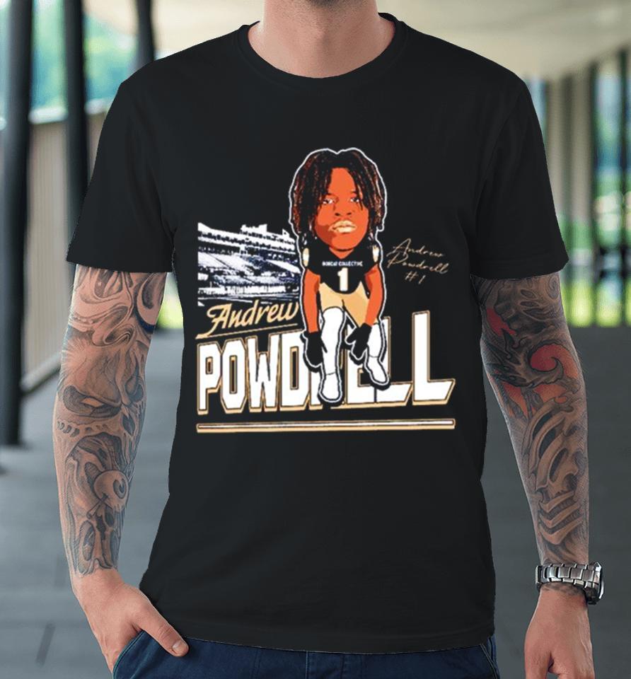 Andrew Powdrell Montana State Bobcats Cartoon 2023 Premium T-Shirt