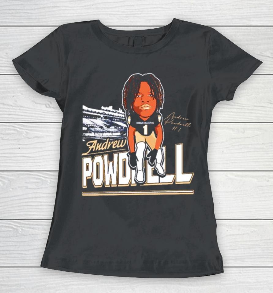 Andrew Powdrell Montana State Bobcats Cartoon 2023 Women T-Shirt