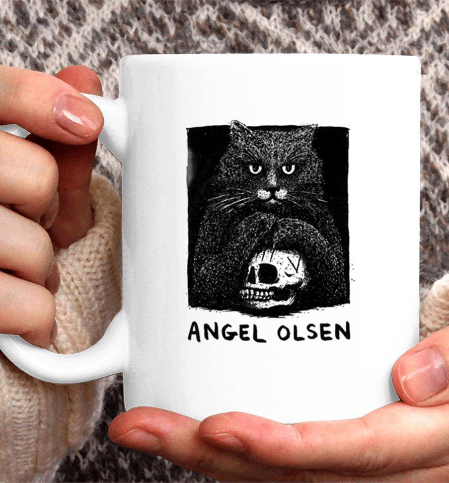 Angel Olsen Cat And Skull Coffee Mug