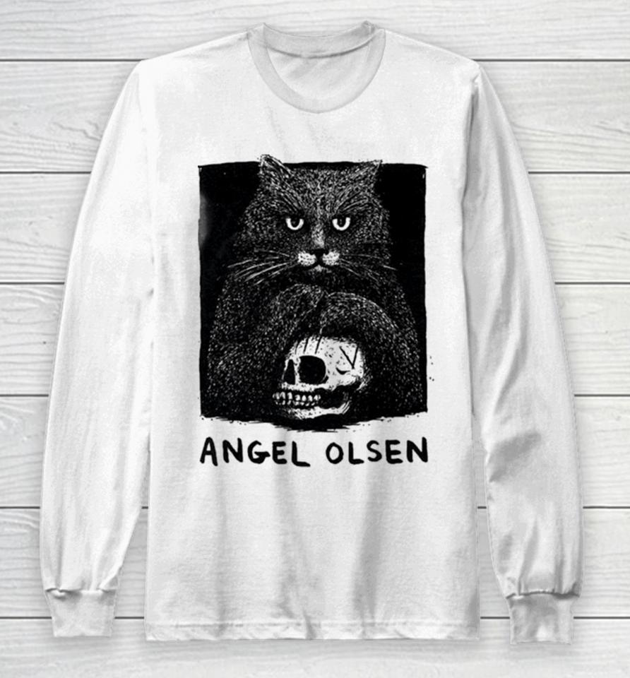 Angel Olsen Cat And Skull Long Sleeve T-Shirt