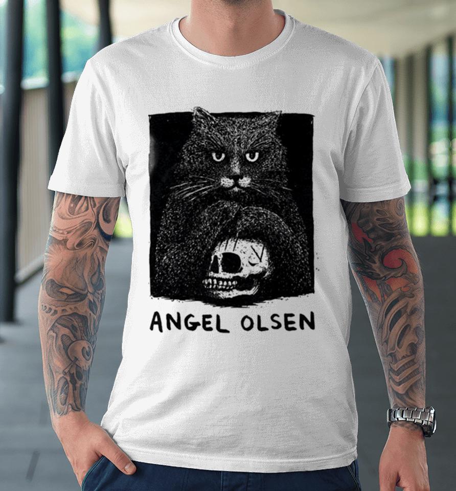 Angel Olsen Cat And Skull Premium T-Shirt