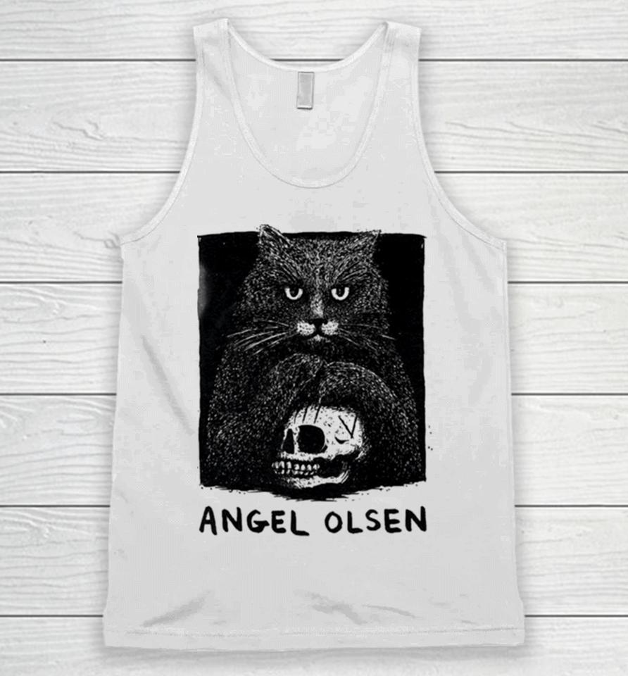 Angel Olsen Cat And Skull Unisex Tank Top