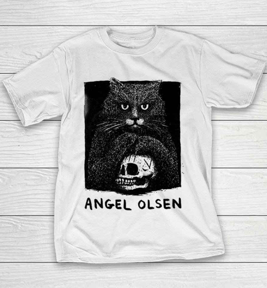 Angel Olsen Cat And Skull Youth T-Shirt