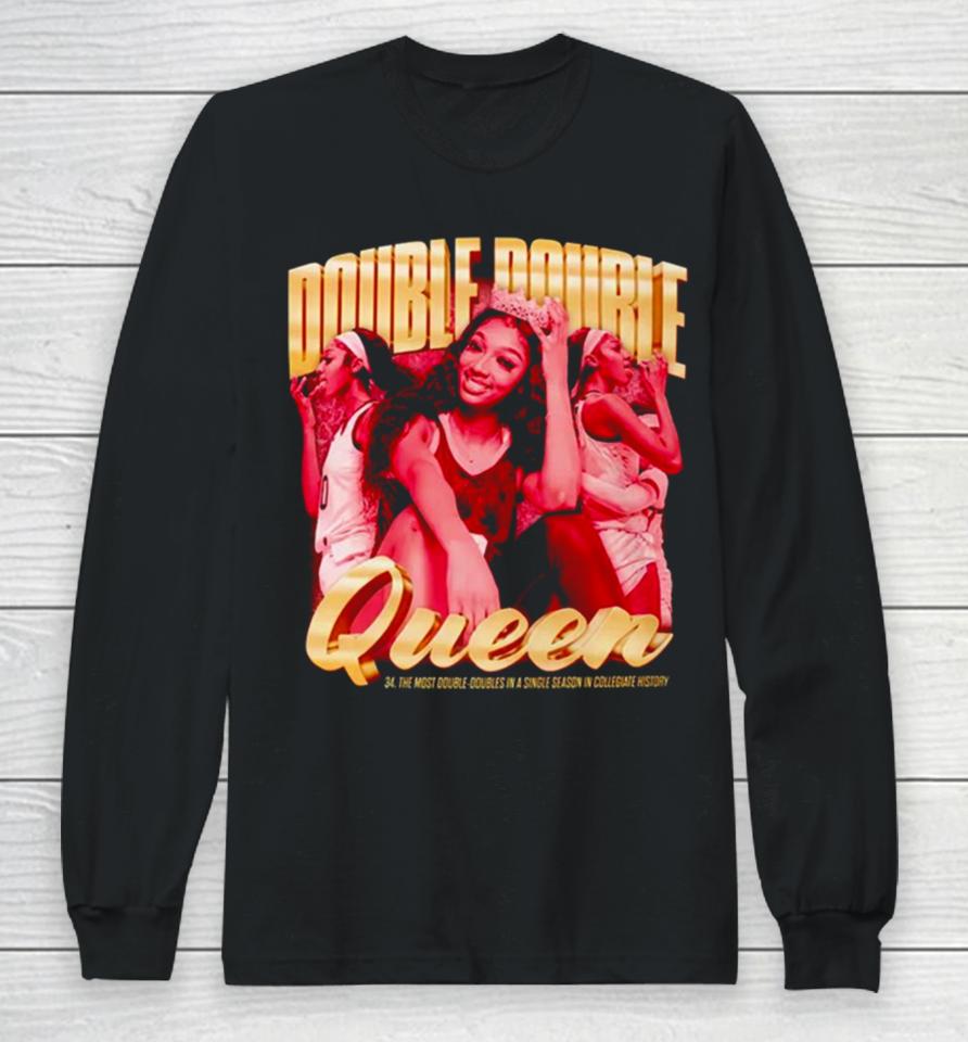 Angel Reese Double Double Queen Long Sleeve T-Shirt