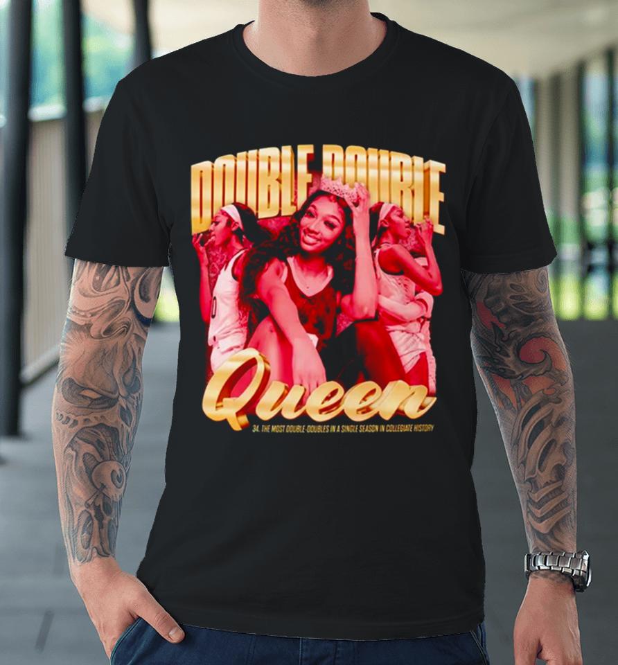 Angel Reese Double Double Queen Premium T-Shirt