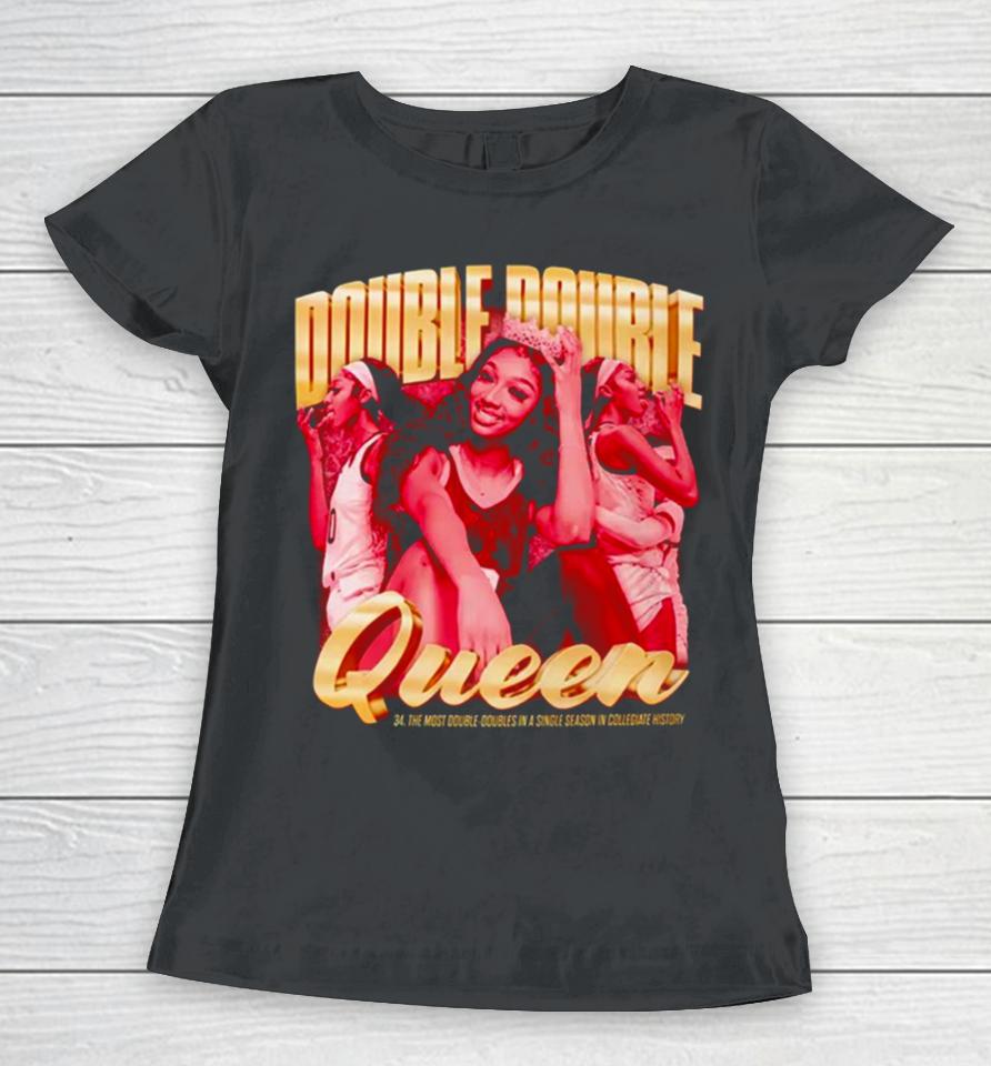 Angel Reese Double Double Queen Women T-Shirt