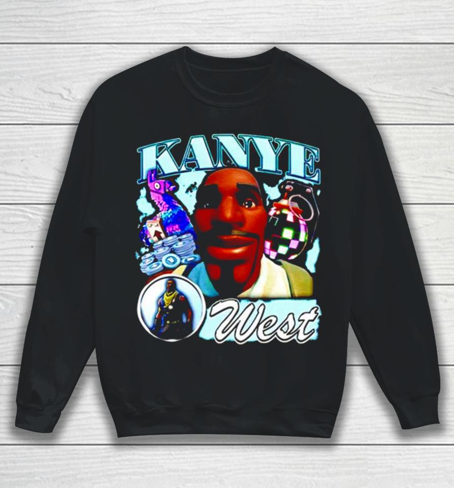 Angryfridge Kanye West Fortnite Sweatshirt