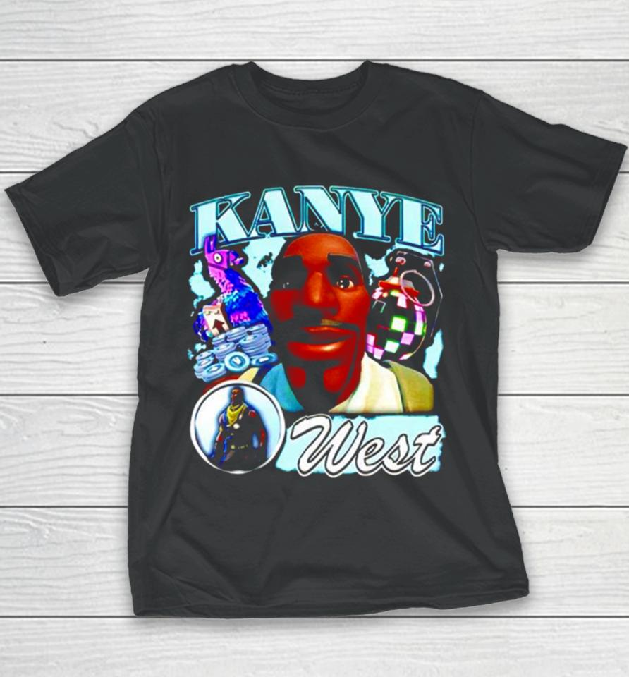 Angryfridge Kanye West Fortnite Youth T-Shirt