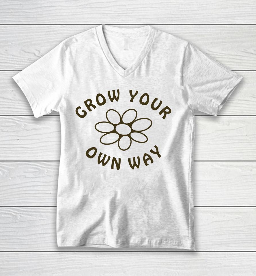 Animal Control Victoria Sands Grow Your Own Way Unisex V-Neck T-Shirt