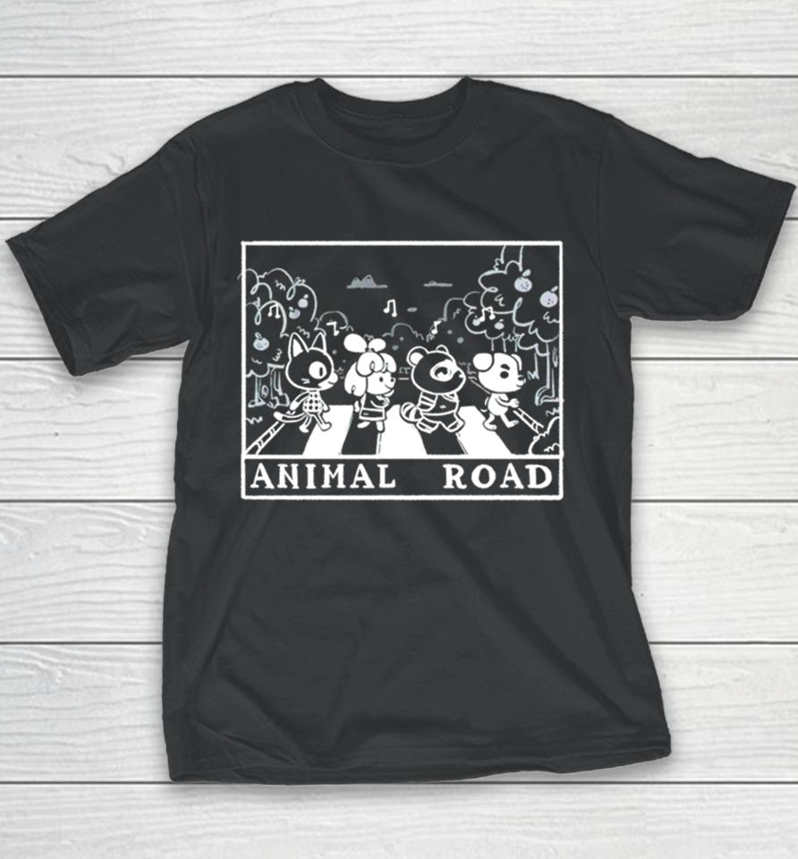 Animal Road Animal Crossing Characters Youth T-Shirt