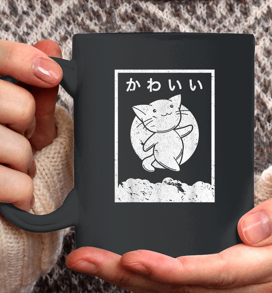 Anime Kawaii Cat Retro Coffee Mug