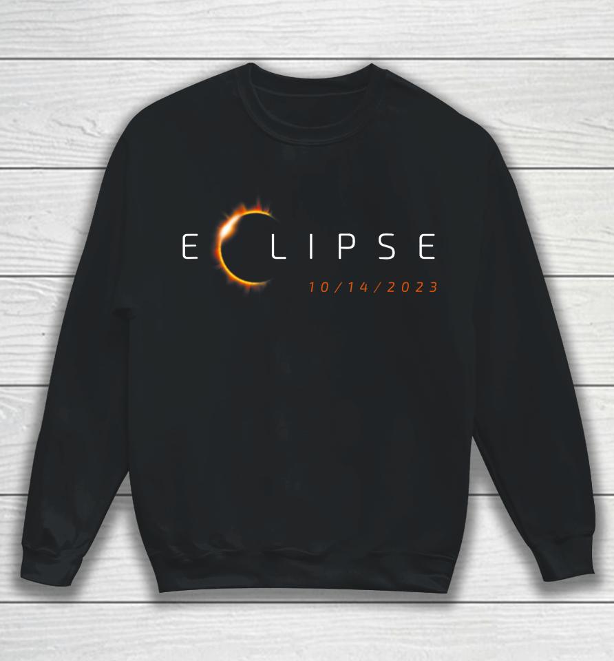 Annular Solar Eclipse October 2023 Physics Astronomy Eclipse Sweatshirt