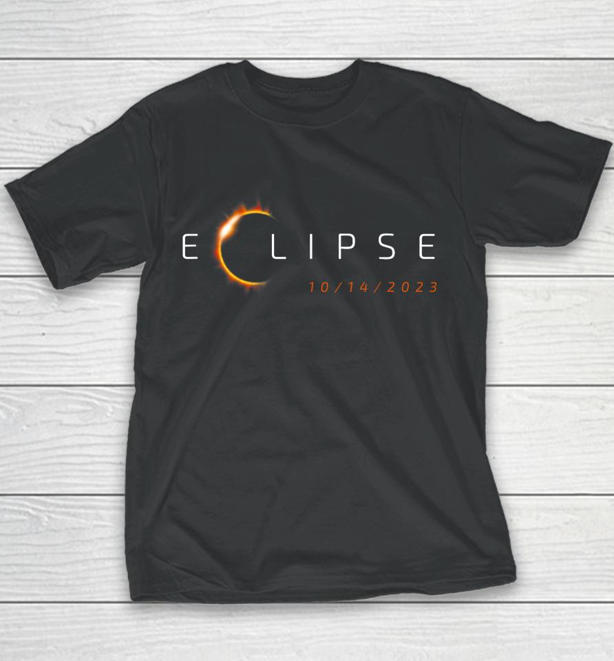 Annular Solar Eclipse October 2023 Physics Astronomy Eclipse Youth T-Shirt