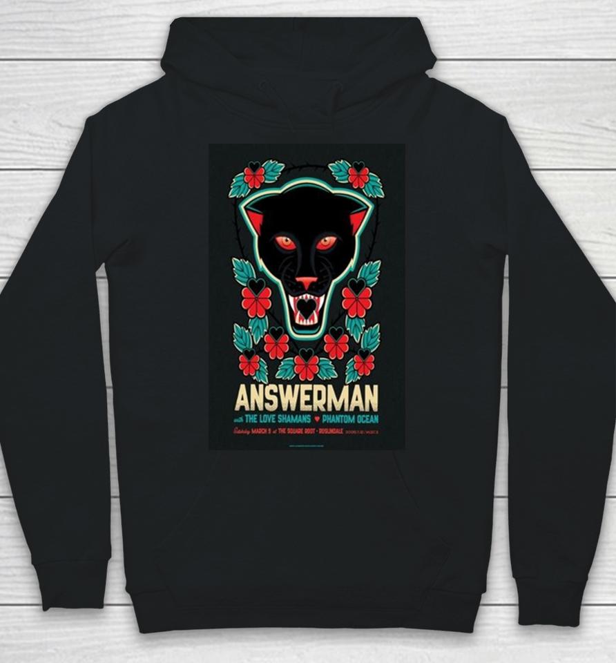 Answerman March 9 2024 At The Square Root Roslindale Ma Hoodie