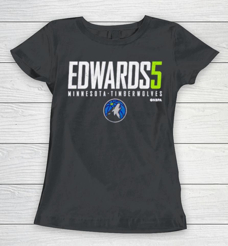 Anthony Edwards Minnesota Timberwolves Elite Women T-Shirt