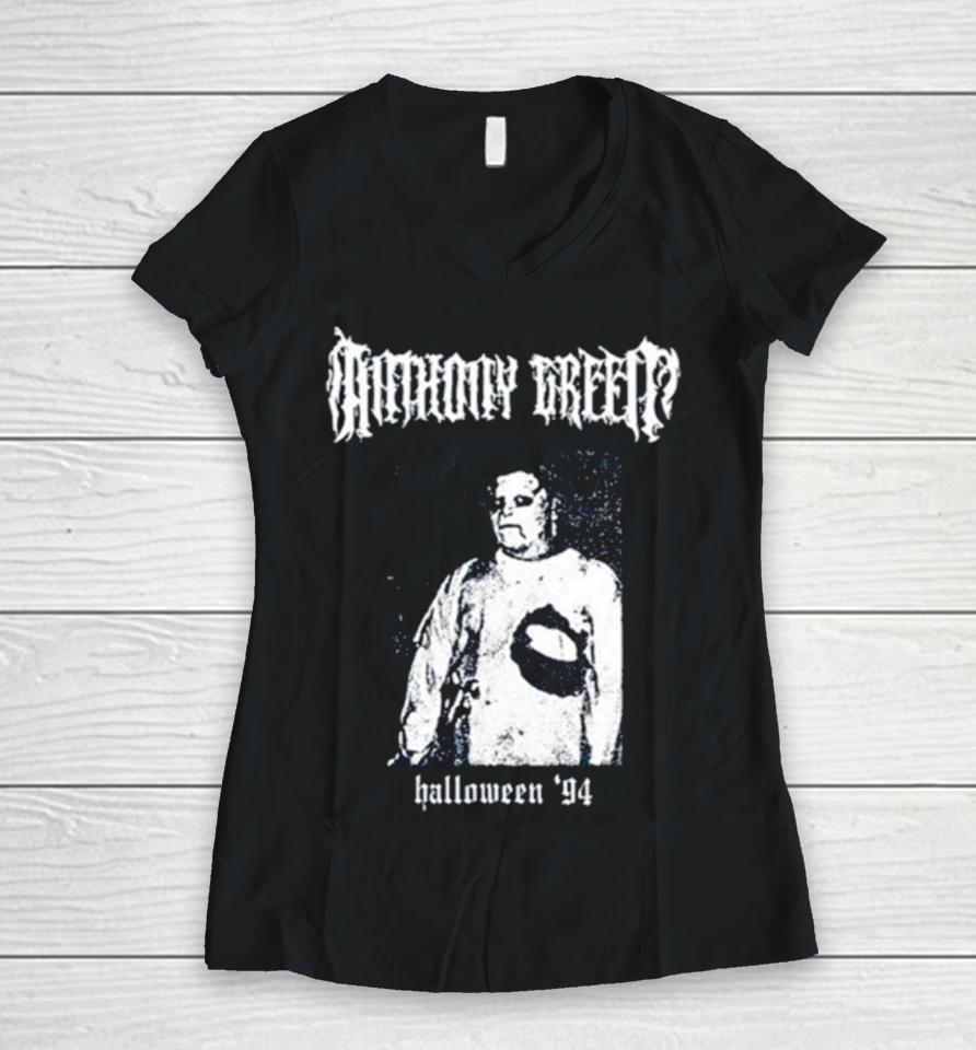 Anthony Green Halloween ’94 Women V-Neck T-Shirt