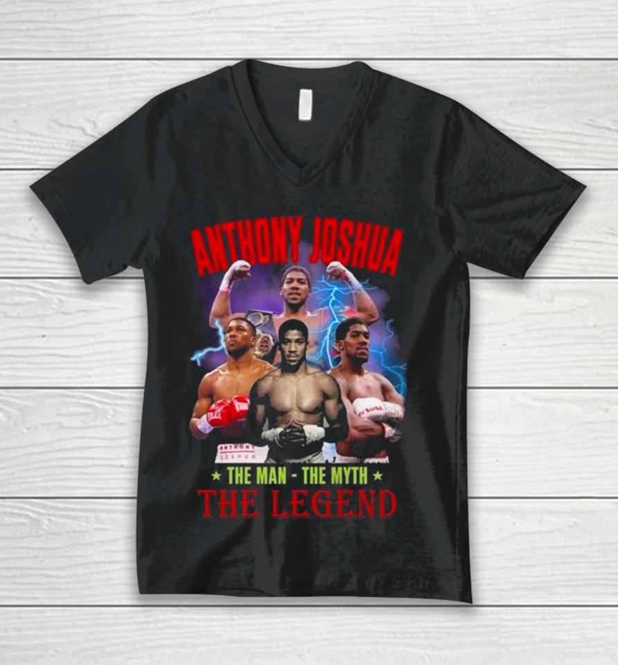 Anthony Joshua The Man The Myth The Legend Unisex V-Neck T-Shirt