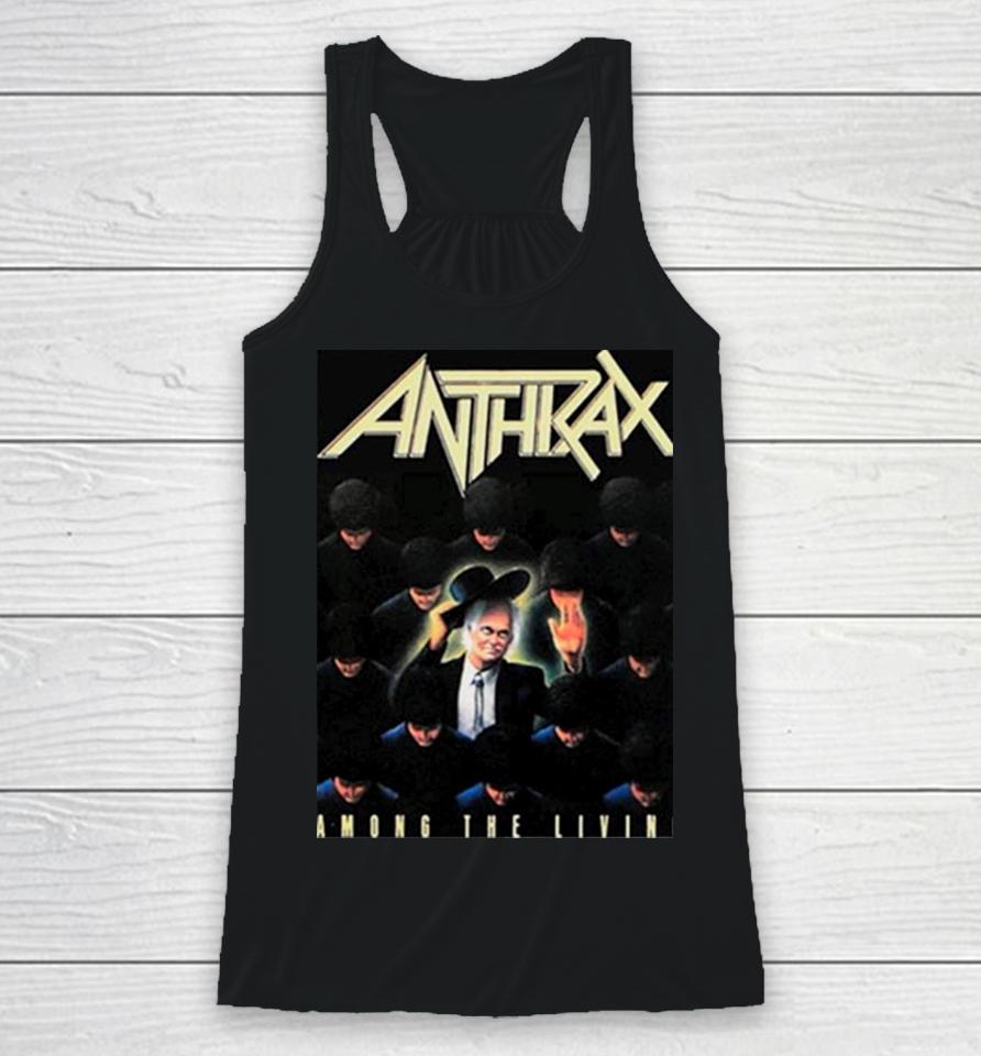 Anthrax Among The Living Racerback Tank