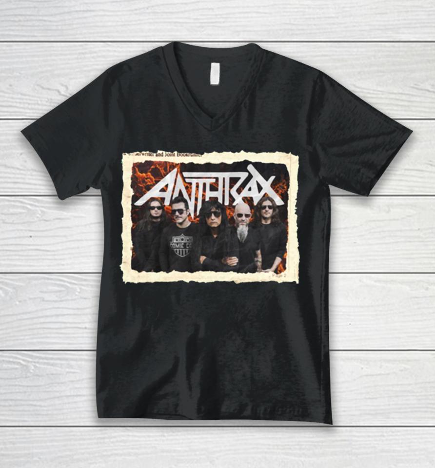 Anthrax Band Art Unisex V-Neck T-Shirt
