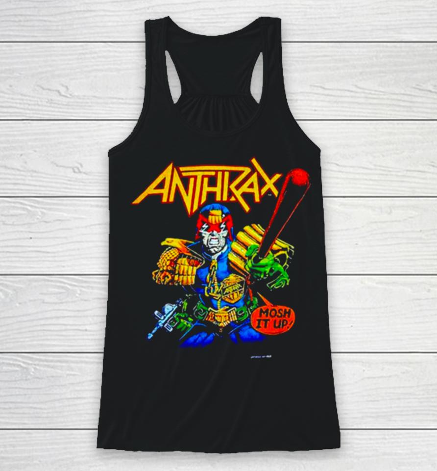 Anthrax Judge Dredd Mosh It Up Racerback Tank
